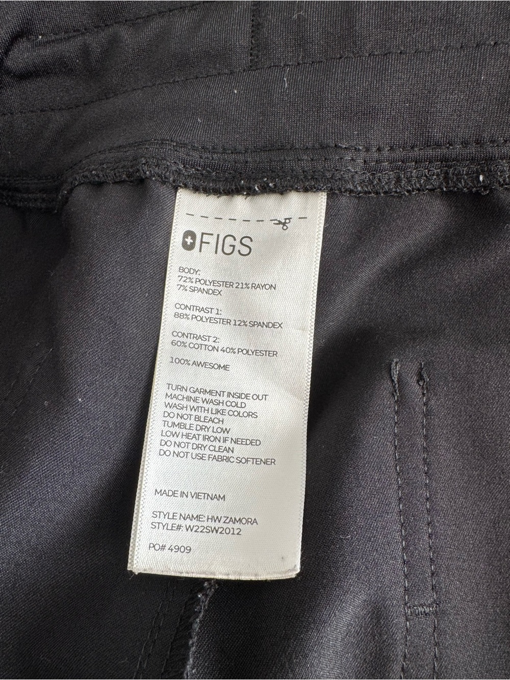 Figs High Waisted Zamora Jogger Scrub Pants - Picture 5 of 5